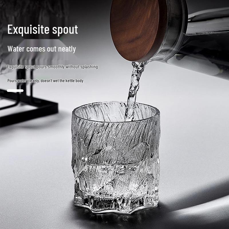 Mystic Ice Luxury Whiskey Glass - Creative Retro Rock Cup