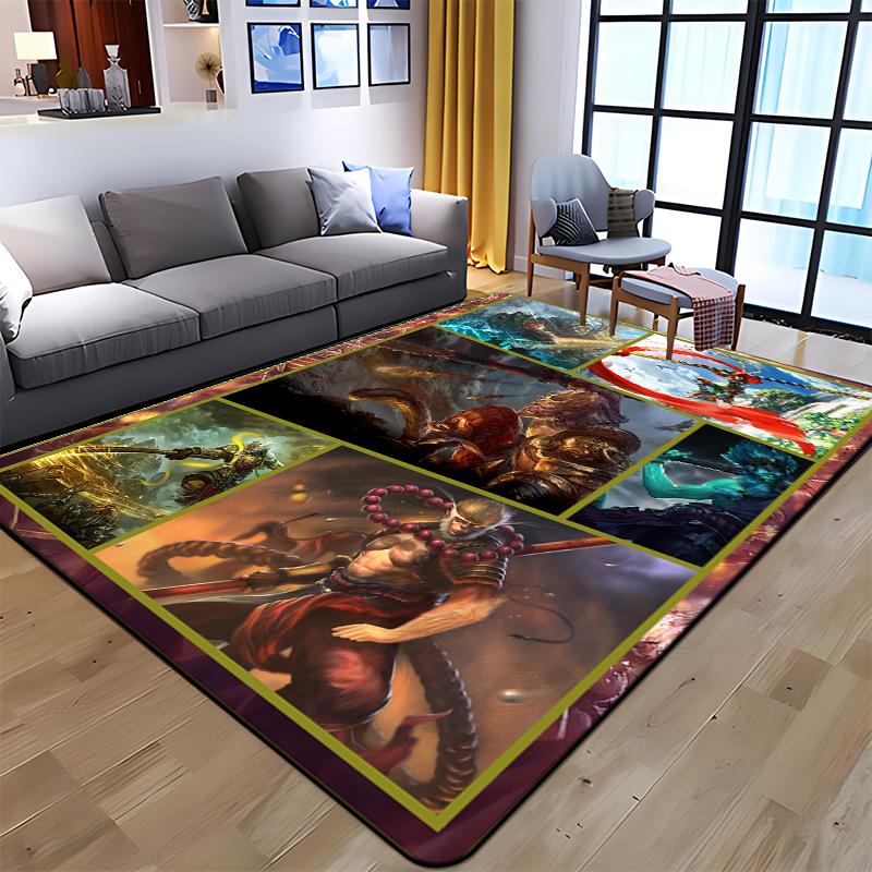 Sun WuKong Monkey King Printed Carpet for Living Room Large Area Rug Soft Mat E-sports Chair Carpets Alfombra Gifts Dropshopping