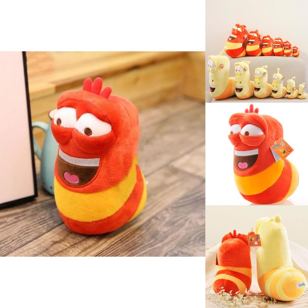 Adorable Korean Anime Fun Insect Slug Creative Larva Soft Plush Toys For Collectors