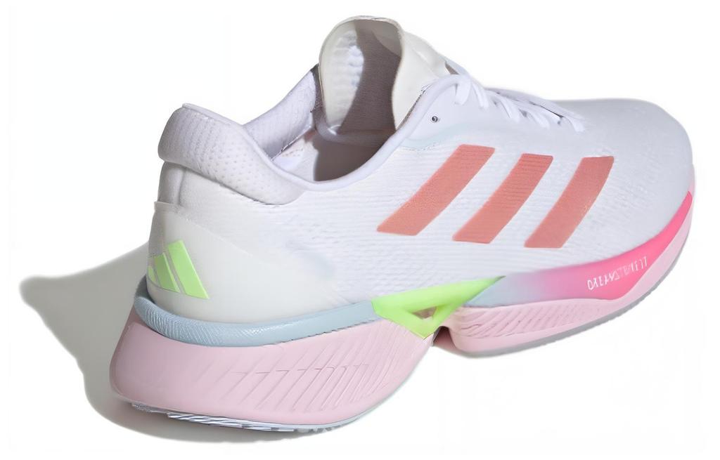 adidas Supernova Eterno Cushioning, Wear Resistant Low Top Running Shoes Women's White Pink IH0445