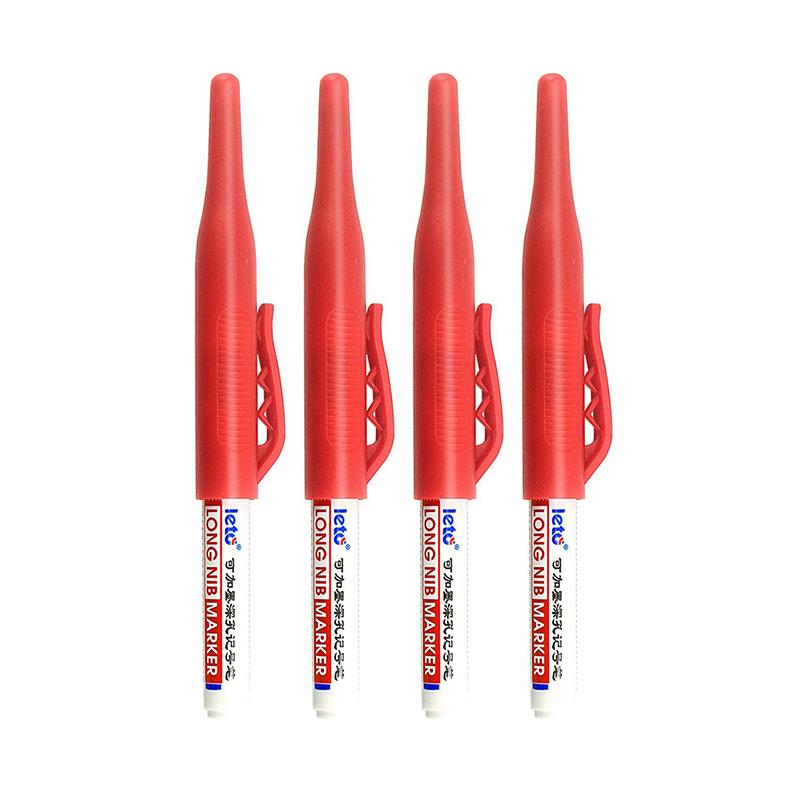 4color Marker Oily 30mm Long Nip Carpentry Renovation Markers Pen,Waterproof Non-Fading Greeting Card Tire Can Not Be Erased