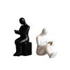 Minimalist Light Luxury Ceramic Bookend Ornament for Home Decor