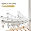 Foldable Double-Pole Baby Clothes Drying Rack for Home and Balcony Use