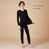 Boys' Seamless Warm Underwear Set with Hyaluronic Acid for Autumn/Winter