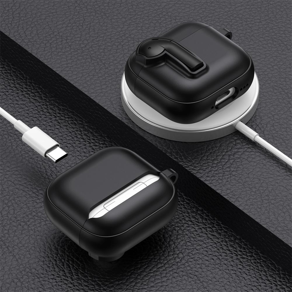 Applicable AirPods 1 generation protective cover lock switch 1st generation pro1 apple bluetooth headset soft case simple anti-drop