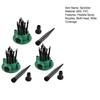 Irrigatore per Prato a 360 Gradi Irrigatore Multi-direzionale per Giardino Irrigatore con Tubo Flessibile Multi-braccio con Ugelli Spray Flessibili per Irrigazione Prato Giardino Tetto