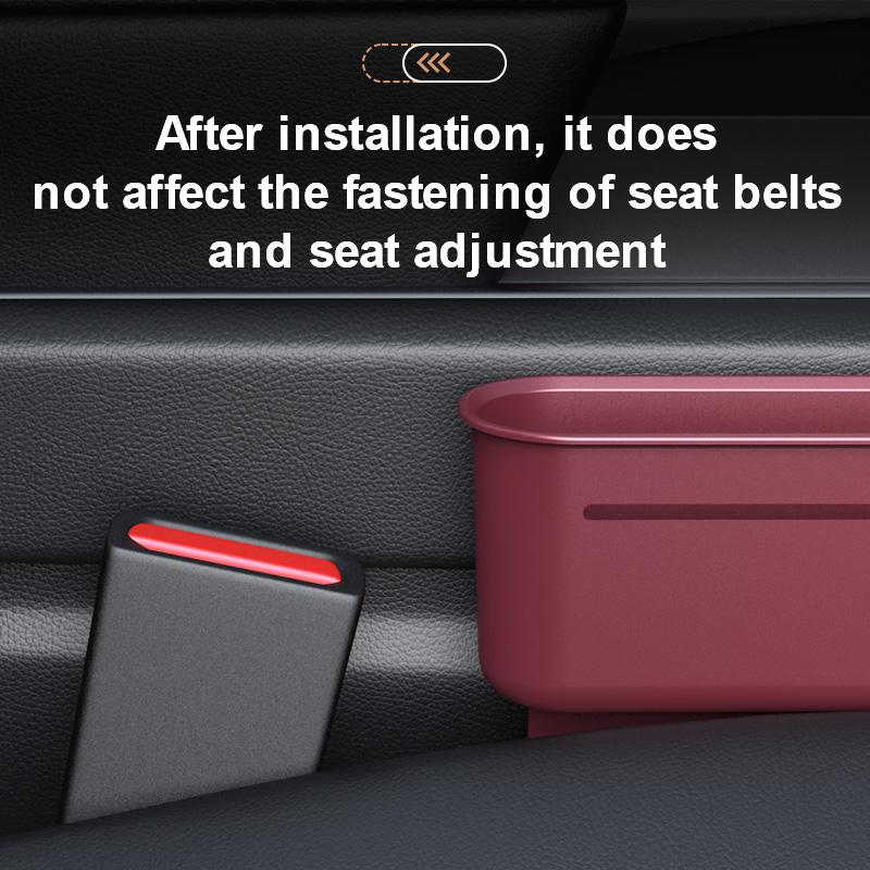 Scalable Car Seat Gap Storage Box Car Seat Gap Filler Organizer Phone Key Storage Box Automotive Interior Storage Accessories