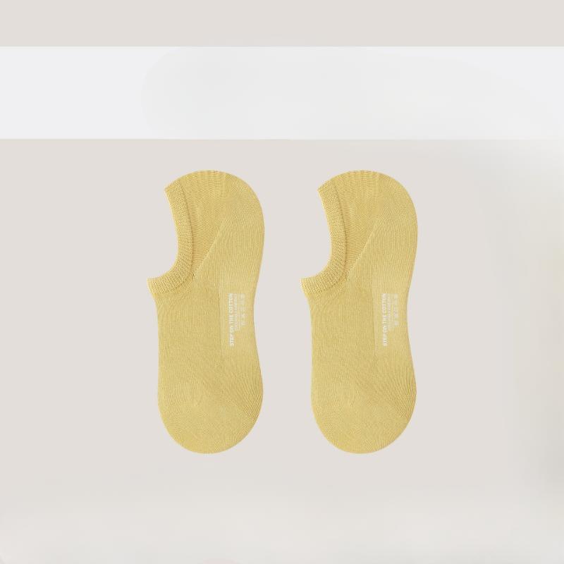 Summer Boat Socks for Women, Pure Cotton Invisible Socks, Thin Anti-slip, Non-dropping Heel, Boneless, Antibacterial and Deodorizing Socks