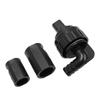 Aquarium Water Outlet Connector Set Plastic Noise Reduction Prevent Backflow Water Outlet Pipe Hose Adapter Set