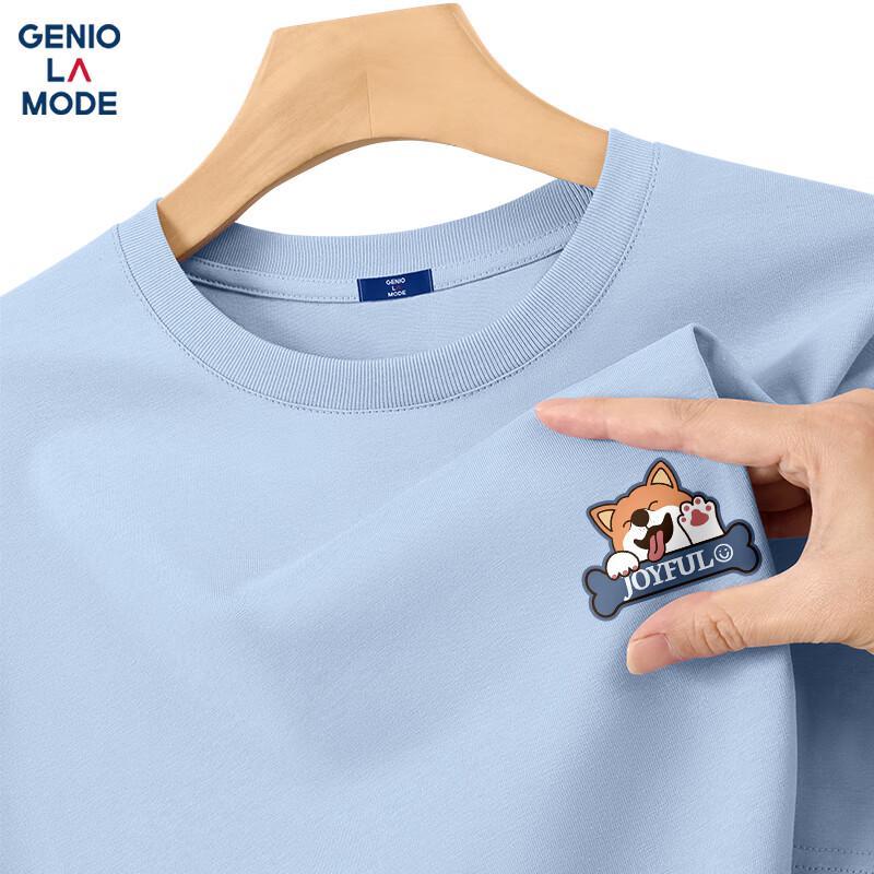 Men s Corgi Print Pure Cotton Loose Fit T-Shirt XXL