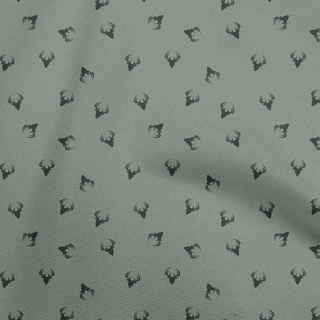 oneOone Georgette Viscose Black Fabric Christmas Fabric For Sewing Printed Craft Fabric By The Yard 42 Inch