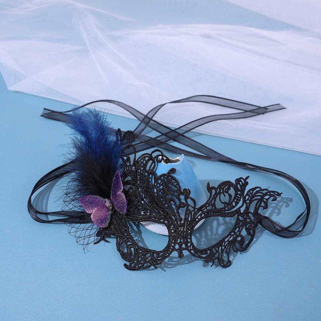 Maschere Mascherate di Pizzo Vuoto Sexy da Donna Mezza Faccia Maschere per Feste da Ballo Cosplay Ballo di Fine Anno Accessori per Feste in Costume Maschere di Carnevale Halloween
