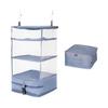 Travel Pouch Compression Pouch Hanging Compression Bag Storage Travel Laundry Business Trip Hospitalization [KURASUUMO] [Navy]