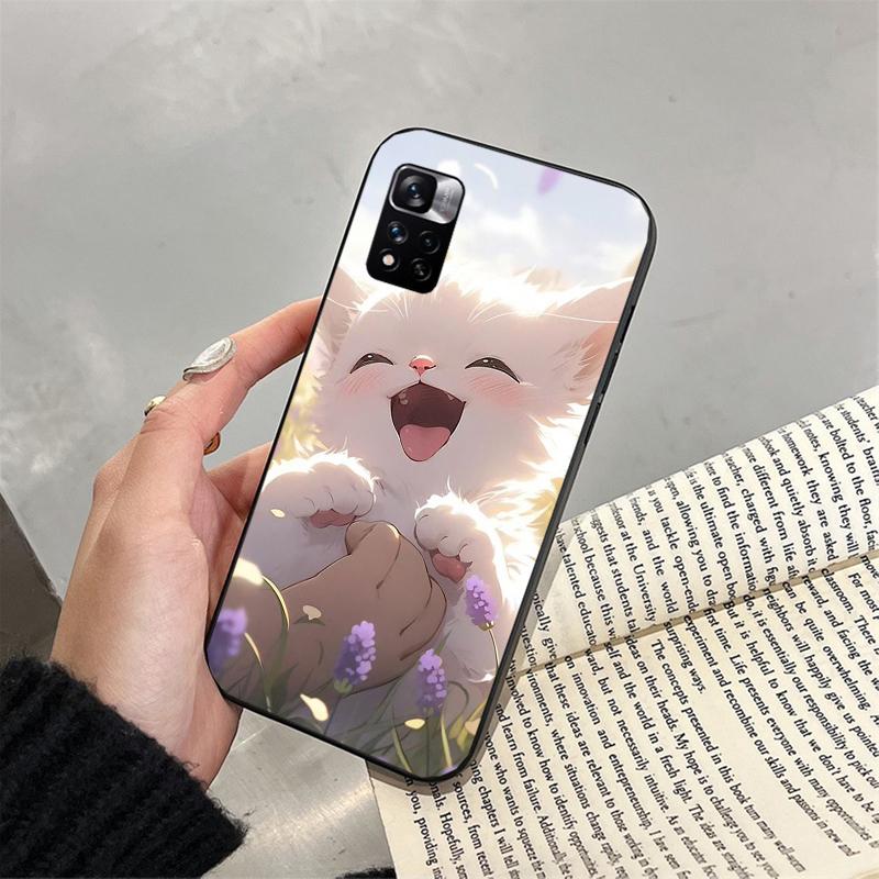 Cute Cat Phone Case For Xiaomi Redmi note 13 12 Pro 11S 11 10 Pro 10S 12S Redmi 10 13C 9C