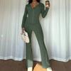 Two Piece Sets For Women Casual Loose Long Sleeve Shirts And High Waisted Drawstring Shorts Tracksuit Fall Outfits