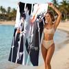 Customizable personalized beach towels Byakuya Kuchiki themed designs.Suitable for the beach, yoga, sports;ideal as beach accessories