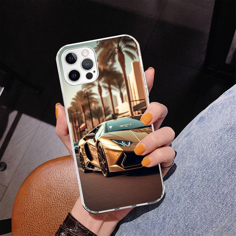 Auto Sportive Uomo Uomini Custodia per Telefono per Iphone 17 Air 16 16E 11 12 13 Mini 14 Plus 15 Pro Max 7 8 + SE 2020 Copertura Telefono Coque 17 Air
