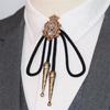 Mens Women American Bolo Tie Western Shirt Collar Necktie Metal Lady Portrait Cowboy Pendant Jewelry Shirt Chain Bowtie