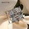 CopperCubic Zirconia Crystal Rings for Women Luxury Trendy Wedding Accessories Fashion Contracted Jewelry