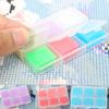 30PCS 2*2CM Diamond Painting Glue Clay With Box DIY Colorful Square Diamond Embroidery Dot Drill Mud Wax Embroidery Tool Set
