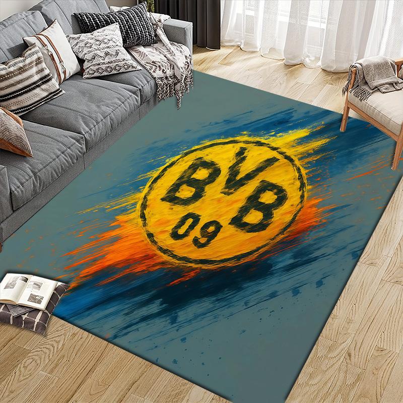 BVB09 Flannel Pattern Square Carpet,Area Rug,Carpet Rug for Living Room Bedroom Sofa Playroom Decor,Non-slip Floor Mat