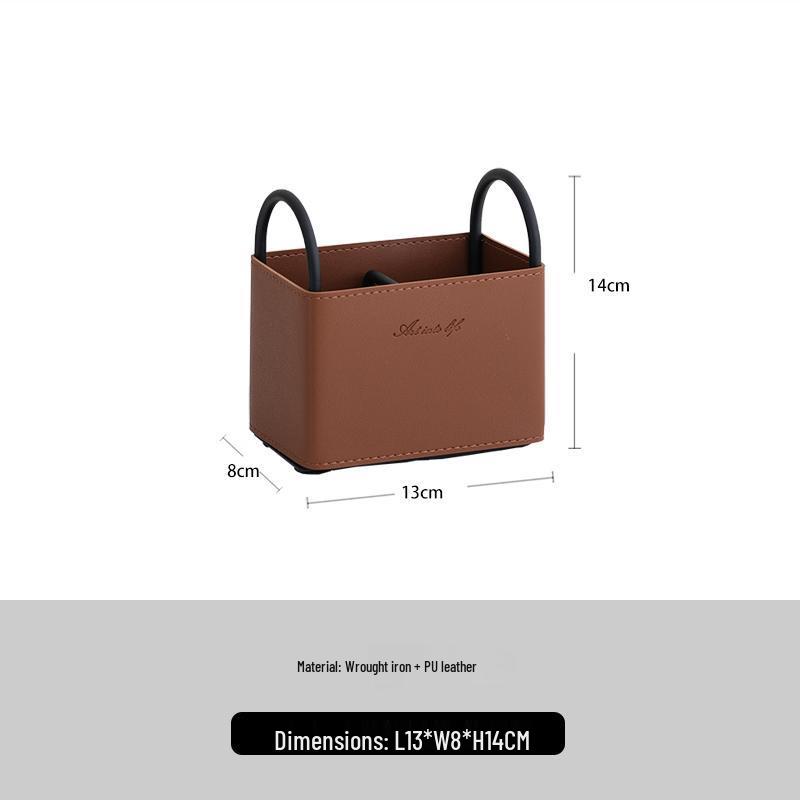 Dual-Color Multifunctional Desk Organizer: Pen Holder, Makeup Brush, Remote Stand