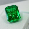Emerald 10.20 Ct CERTIFIED Natural Green Emerald Cut Colombian Loose Gemstone Emerald -123 002