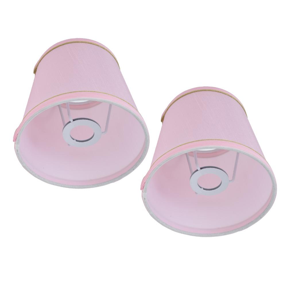 2PCS Clip On Design Lampshade 5.5 inch Height Wall Lamp Shade Simple Lamp Shade Wall Lamp