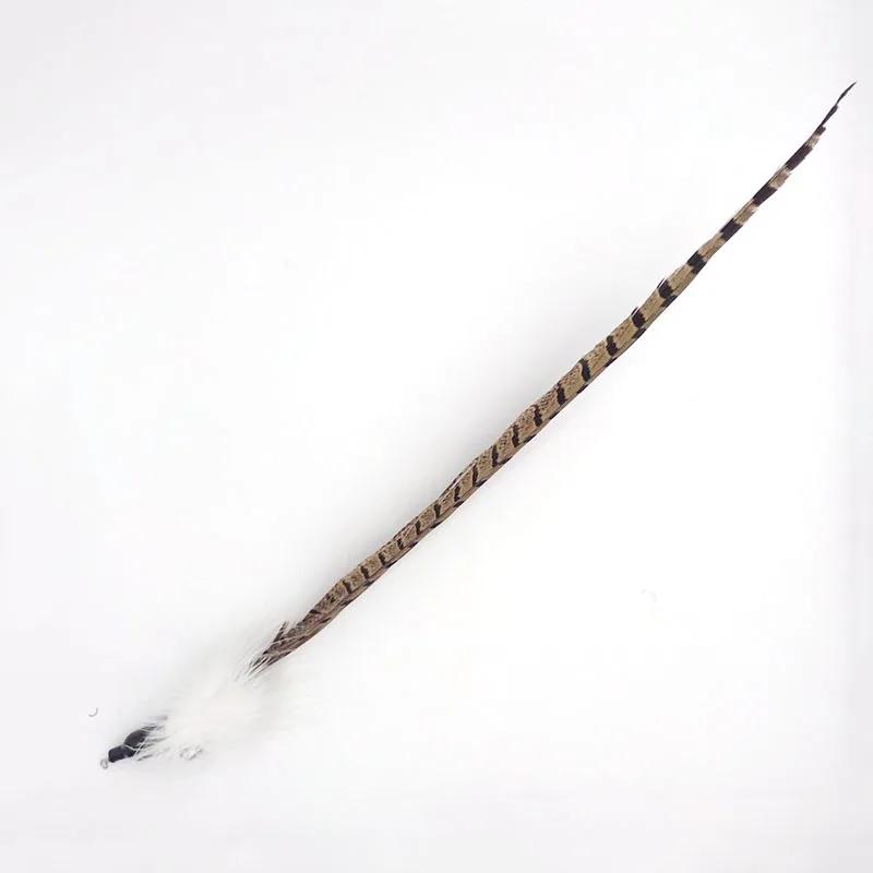 97cm Retractable Cat Feather Toys Kitten Funny Rod Cat Wand Toys Plastic Pet Cat Toys Interactive Stick Pet Cat Supplies