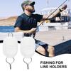 5pcs Durable and wear-resistant Fishing Lines Clip Buckle luminous Fishing Lines Holder Clip Buckle Stopper for Professionals