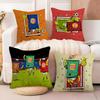 Cute Potato Chips Pillow Case Silky Elegant Comfort Sofa Bed Invisible Zipper