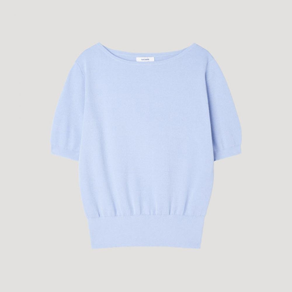 

[shs Miss] Вырез-лодочка с коротким рукавом Sskpop22670 Ll light blue/55