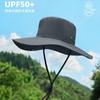 Outdoor schnelltrocknender Denim Bucket Hat Damen Sommer Bergsteigen wasserdicht Sonnenschutz Schattenspende Fischerhut Herren Camping Sonnenhut