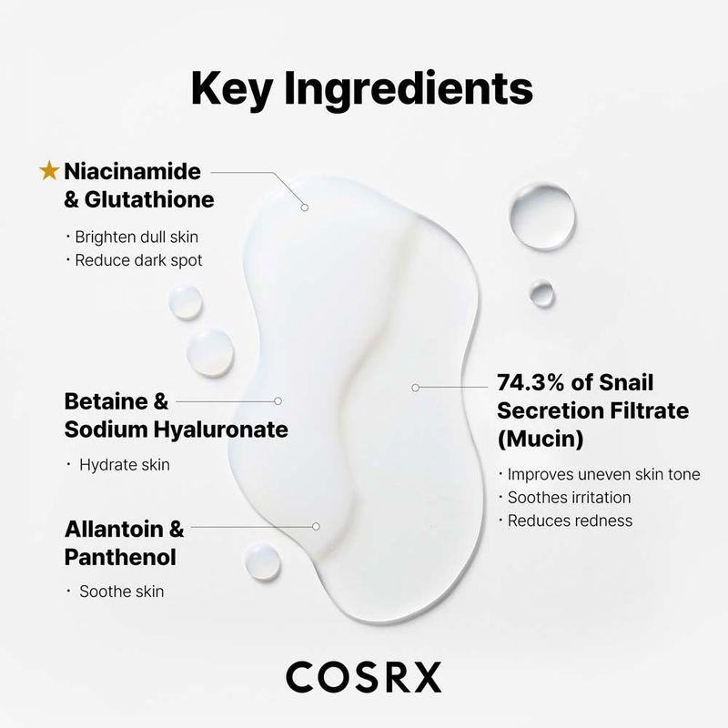 COSRX Advanced Snail Radiance Dual Essence 80ml