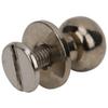 20 Sets Copper Round Head Stud Spot Screwback   Leather Craft Rivets 10 X 8mm