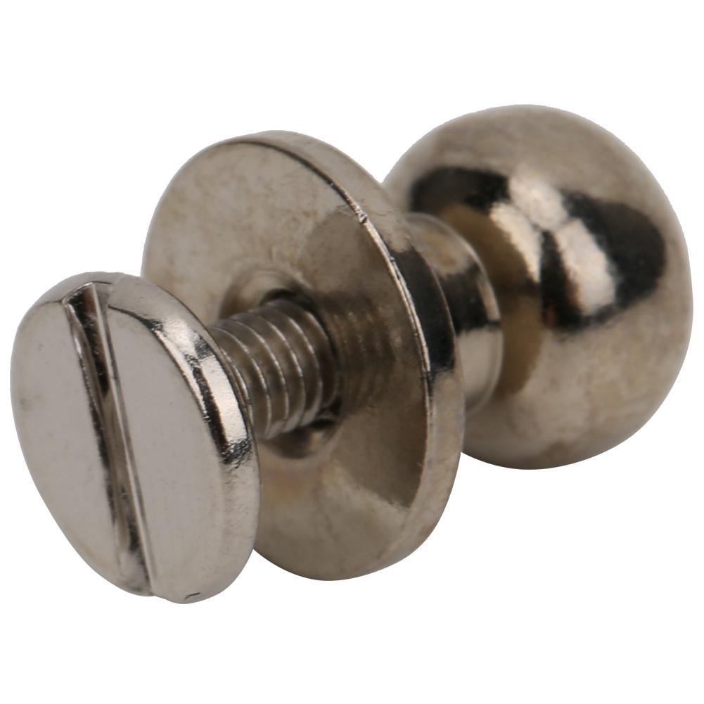 20 Sets Copper Round Head Stud Spot Screwback   Leather Craft Rivets 10 X 8mm