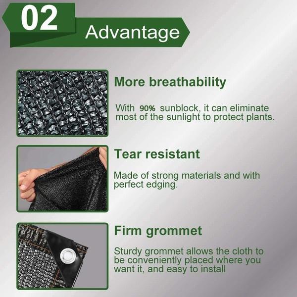 Auvent de voile d'ombrage rectangulaire, couverture en tissu d'ombrage de patio, abri d'auvent en tissu pare-soleil pour pergola, jardin, abri d'auto, décoration de maison