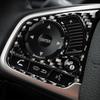 Carbon Fiber Car Steering Wheel Button Trim Cover Frame Stickers For Honda Civic 2016-2019 Car Styling Accessories