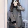 2025 Chic French Retro Woolen Coat: Elegant Autumn/Winter Socialite Style