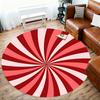 1pc circle pattern Round Chair mat Area Rug - Non-Slip, Floor Mat for Office, Bedroom, and Indoor Decor -1002292