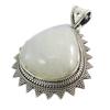 Les Trésors De Lily [Q5687] - Silver 'Heaven' Moonstone Pendant - 35x35 Mm