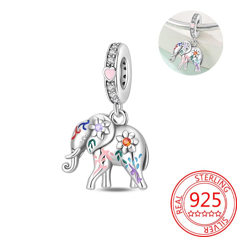 Copper Metal Charm Bead Component Bead Component Crown Lion Frog Charm Bead Component Compatible With Bracelet High Quality Fine Jewelry Authentic