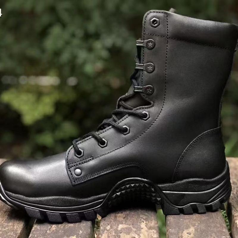 

New combat ultra-light high-top outdoor wear-resistant, breathable, non-slip and waterproof paratroopers airborne training tactical training boots 44