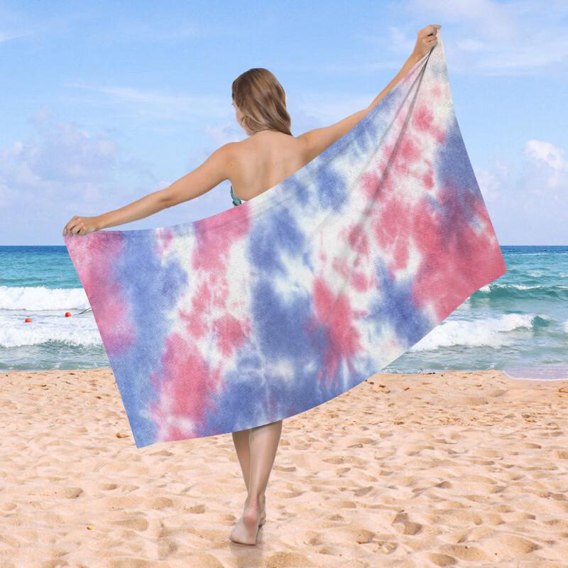 Alliance Messenger Tie-Dye Beach Towel