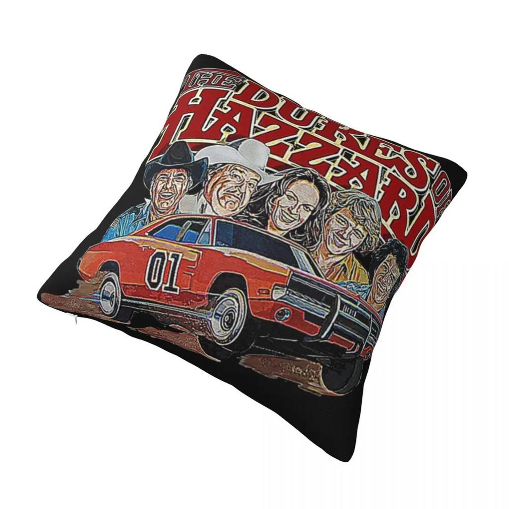 Dukes Of Hazzard Und General Lee Kissenbezug Vintage Kissenbezug Kissenhülle Modische Kissenbezüge für Sofa Schlafzimmer Heimdekoration