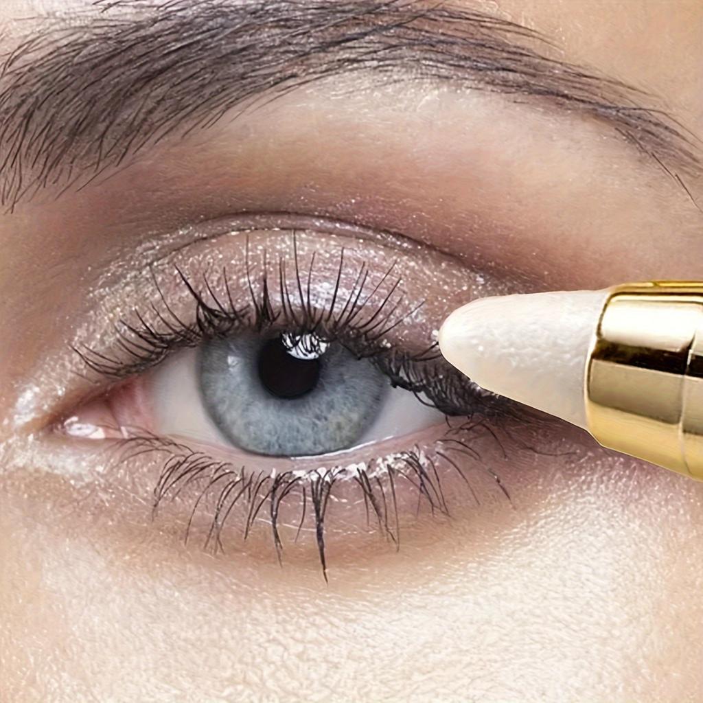 Shiny Eye Brightener Pen Eyeshadow Stick Brilliant Glitter Pearly Shimmer Highlighting Stick Brightener Rozjasňující a zvětšující oční make-up