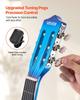 Classical Guitar, 960 mm, Wood Classical Guitar Starter Kit for Beginners, with Nylon Strings, Gig Bag, Strap, Tuner, Extra Strings, Picks, Capo,
