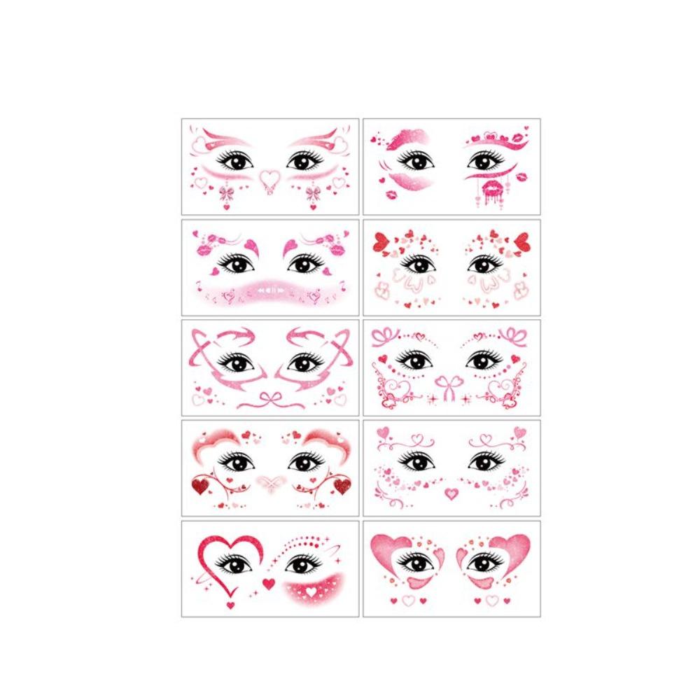 Waterproof Freckles Blush Stickers Long Lasting Makeup Stickers Face Temporary Tattoos  Concert
