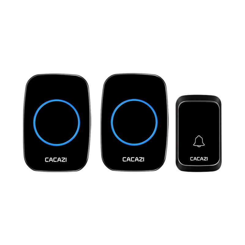 Waterproof Long-Distance Wireless Doorbell with Remote Control, 58 Melodies, and 4 Volume Levels