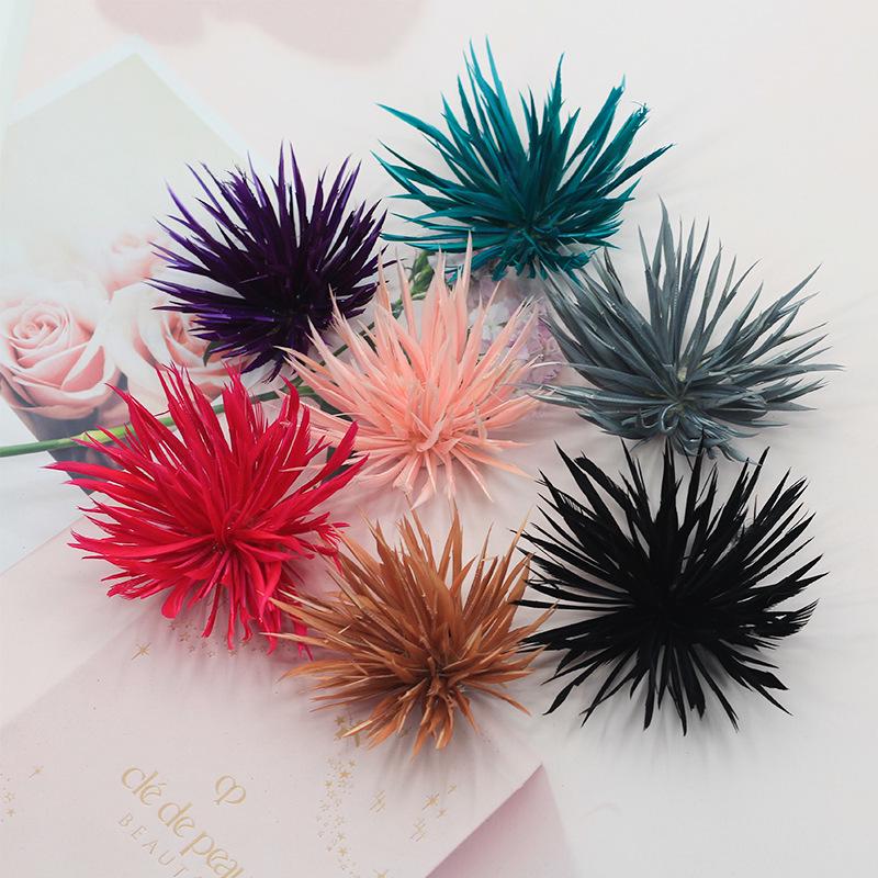 Feather Tear-Off Flower DIY Handmade Jewelry Craft Hair Brooch
